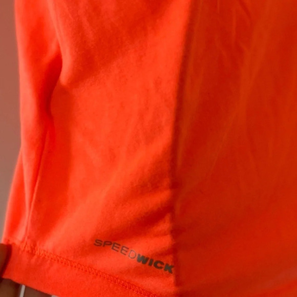 Reebok/ Supremium tee Speedwick/ Neon orange/ Size US XS - Picture 4 of 8